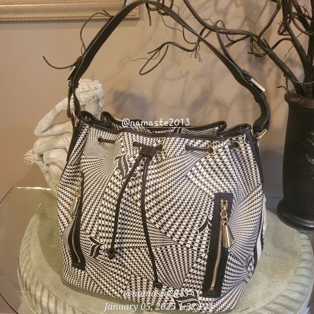 L.A.M.B. by Gwen Stefani Broadgate Samburu Hobo Bucket Bag Designer #71 - Picture 2 of 13